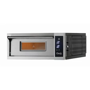 Rozsdamentes elektromos pizzasűtő modul tűzálló sűtőfelülettel