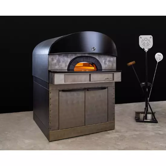 Elektromos pizzasűtő tűzálló sűtőfelülettel (9 db pizza részére) és kelesztőkamrával
