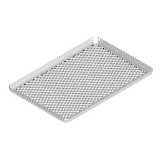 Perforált aluminium tálca